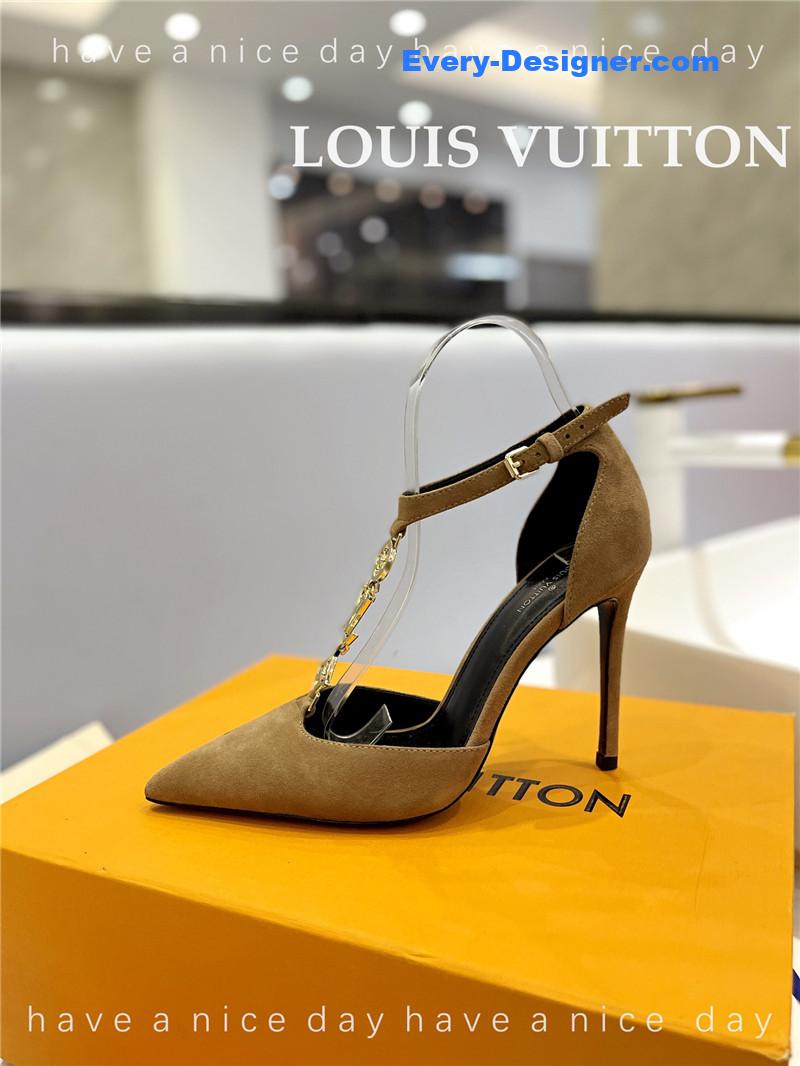 l0vis Vvtt0n lv fashion bazaar metal chain high heels
