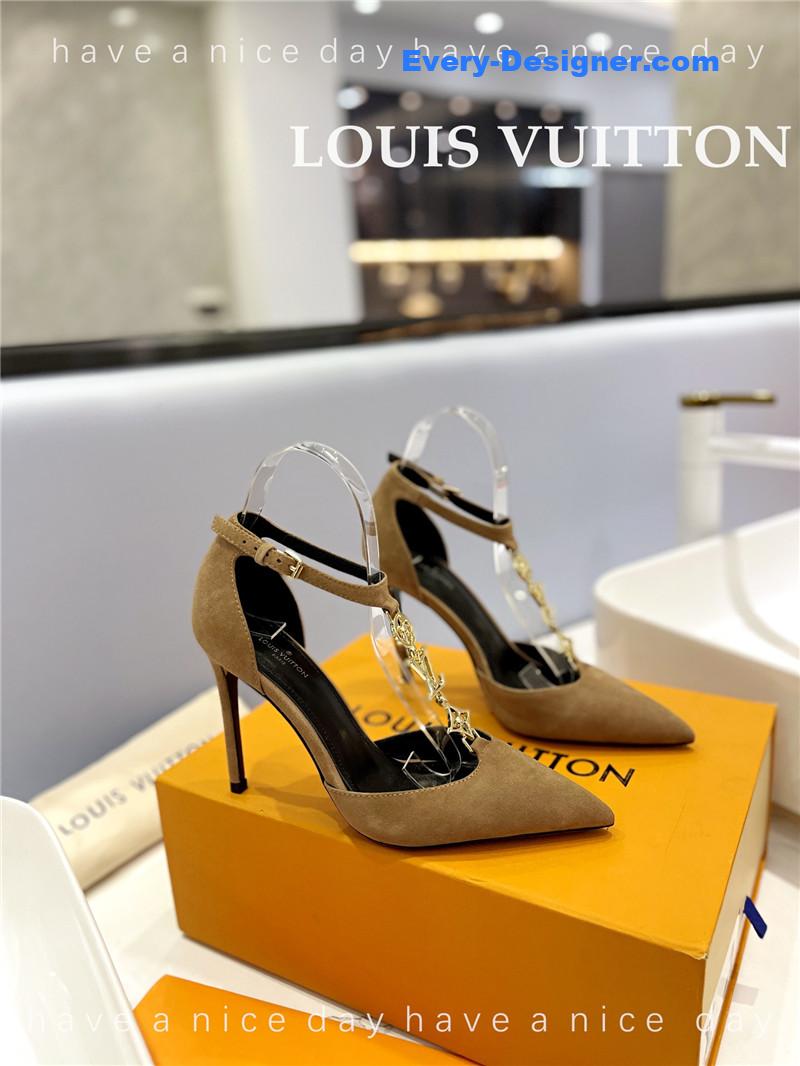 l0vis Vvtt0n lv fashion bazaar metal chain high heels