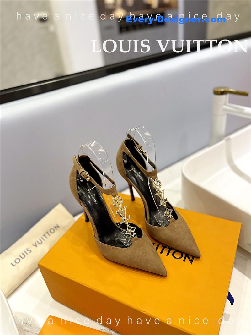 l0vis Vvtt0n lv fashion bazaar metal chain high heels
