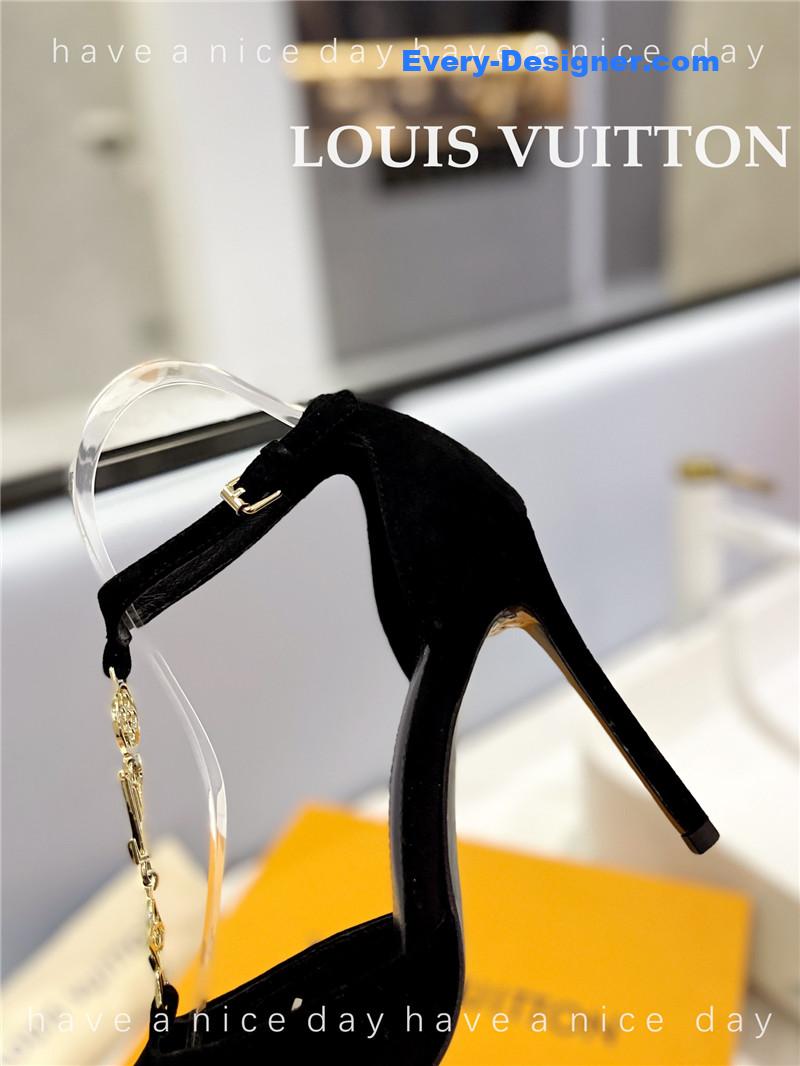 l0vis Vvtt0n lv fashion bazaar metal chain high heels