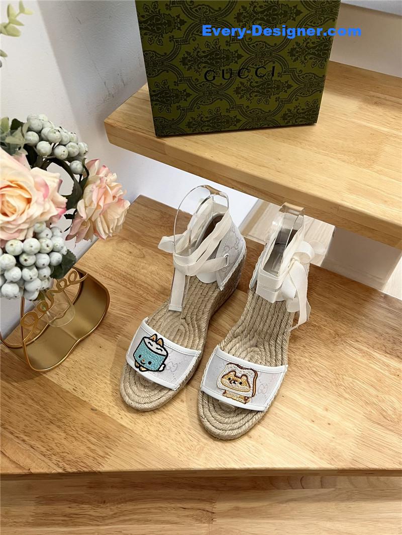 Gvc*1 espadrille wedge platform shoes