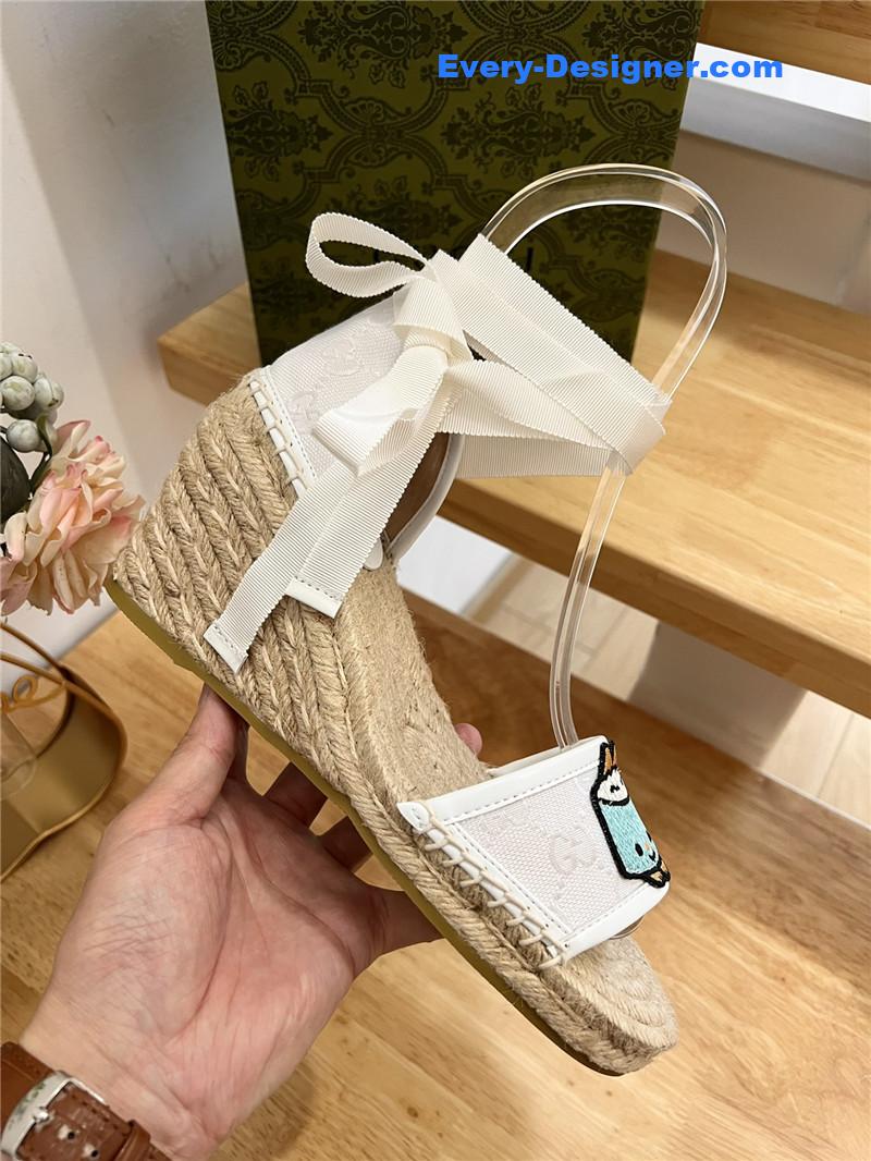 Gvc*1 espadrille wedge platform shoes