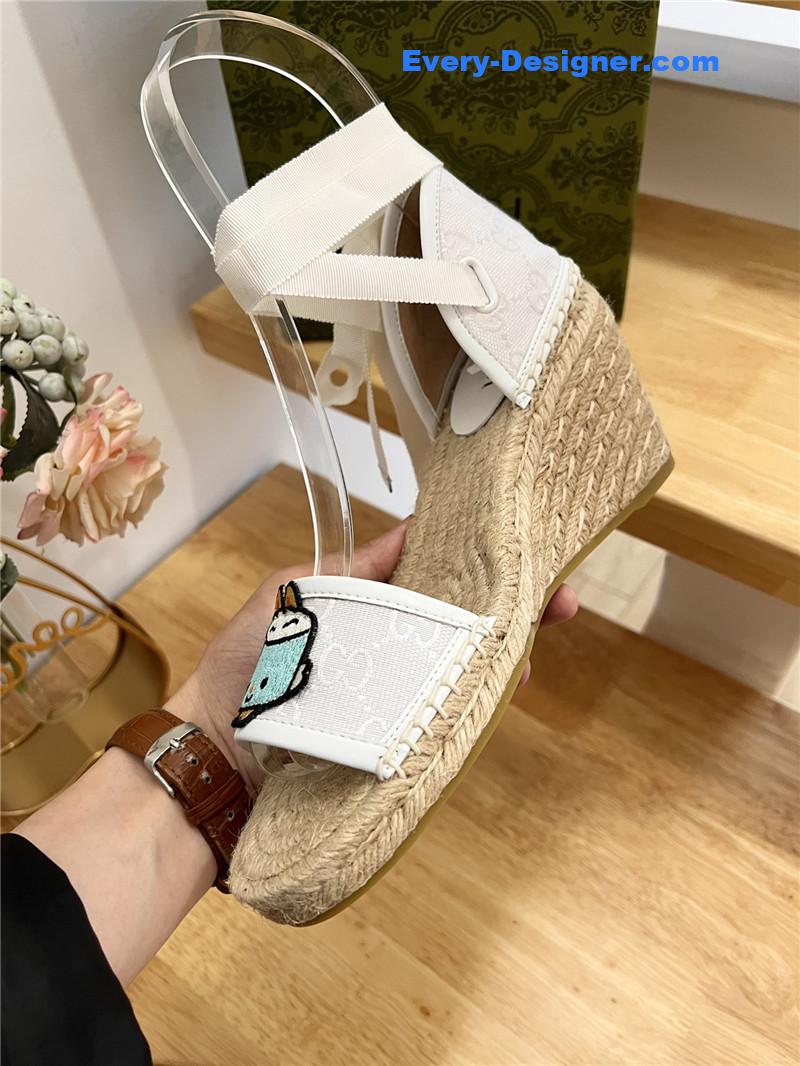 Gvc*1 espadrille wedge platform shoes