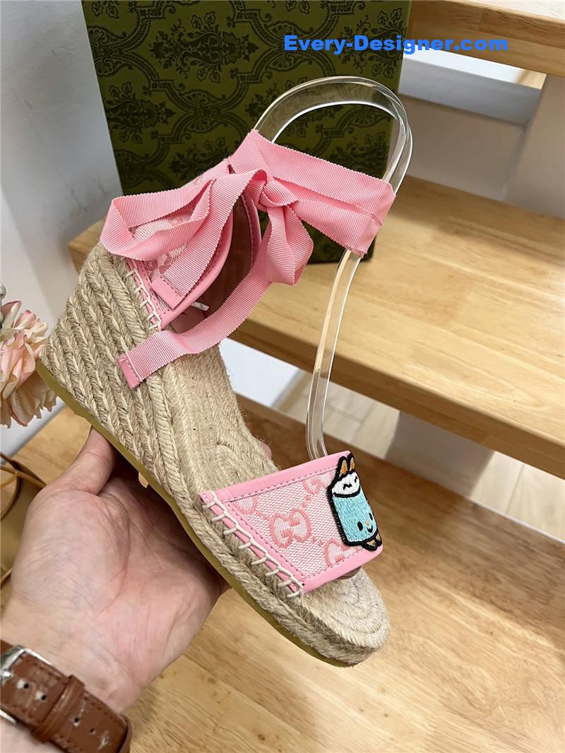 Gvc*1 espadrille wedge platform shoes