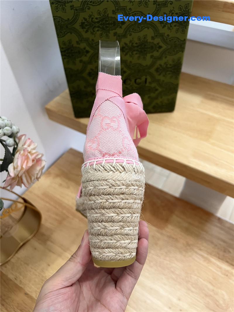 Gvc*1 espadrille wedge platform shoes