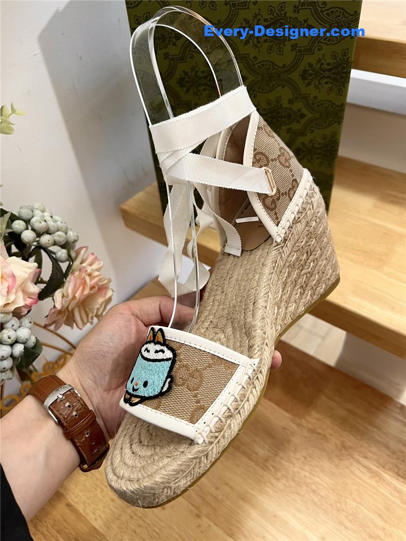 Gvc*1 espadrille wedge platform shoes