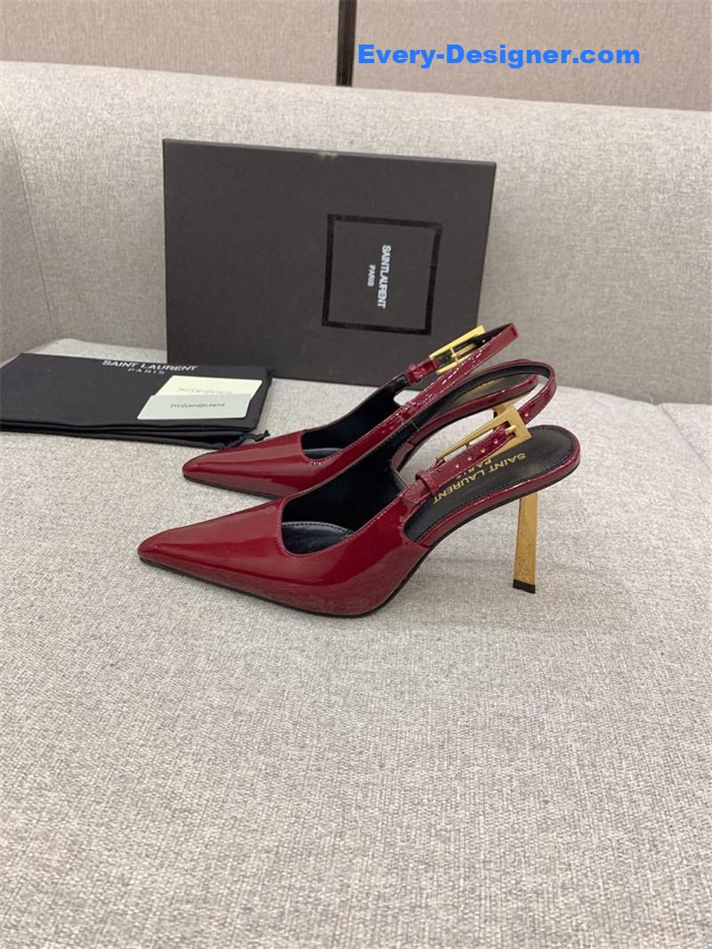 Versace Pointed Toe Heels Sandals