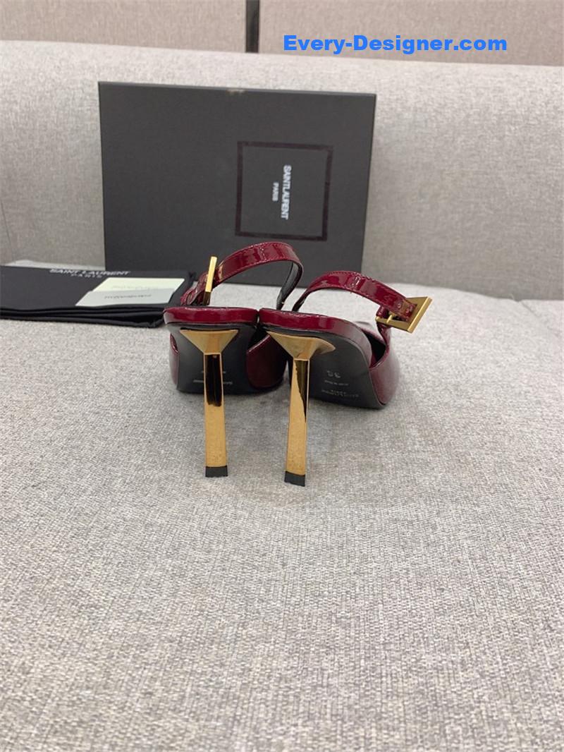 Versace Pointed Toe Heels Sandals