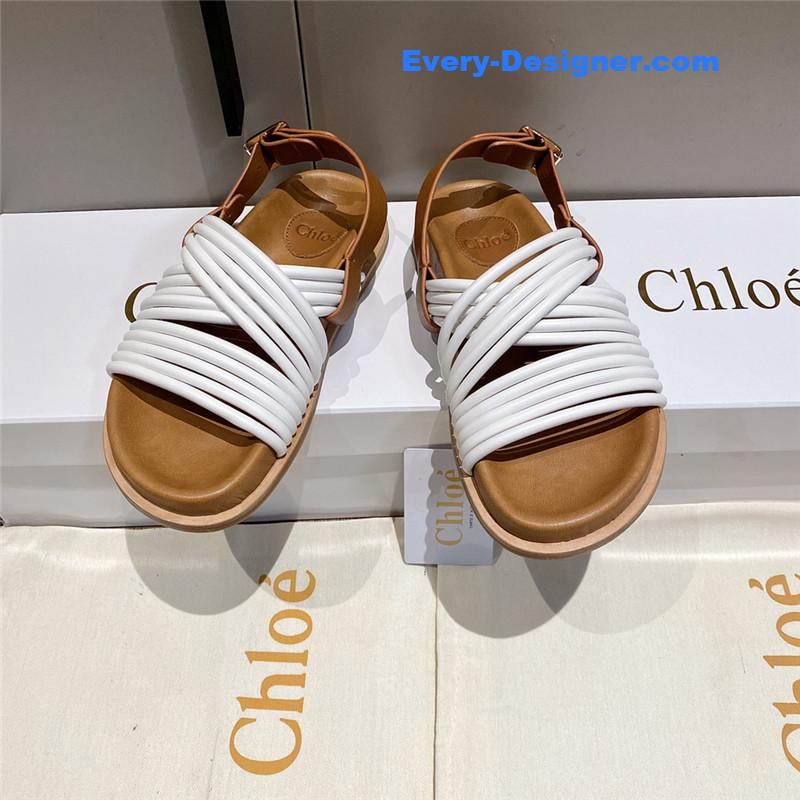 Chloe Cross Strap Roman Sandals