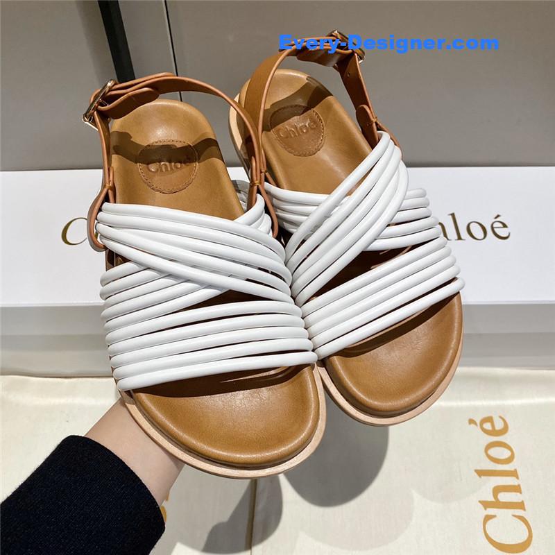 Chloe Cross Strap Roman Sandals