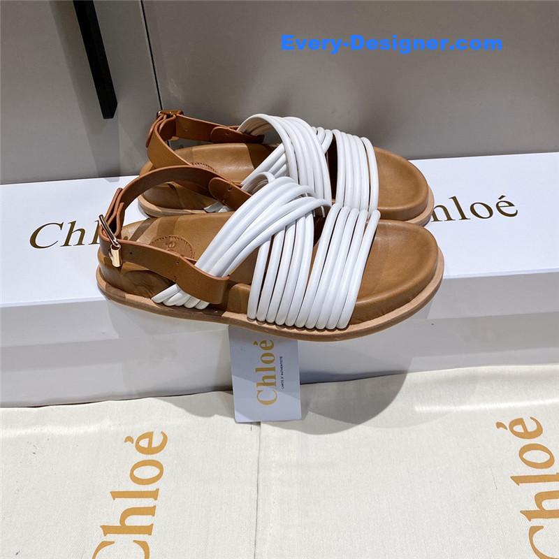 Chloe Cross Strap Roman Sandals