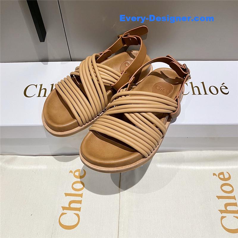 Chloe Cross Strap Roman Sandals