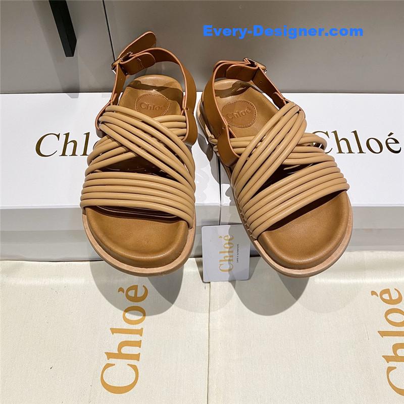 Chloe Cross Strap Roman Sandals