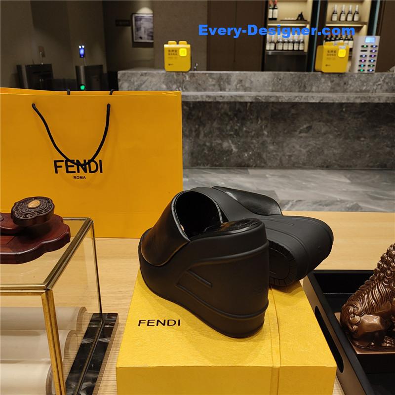 F**di wedge platform sandals