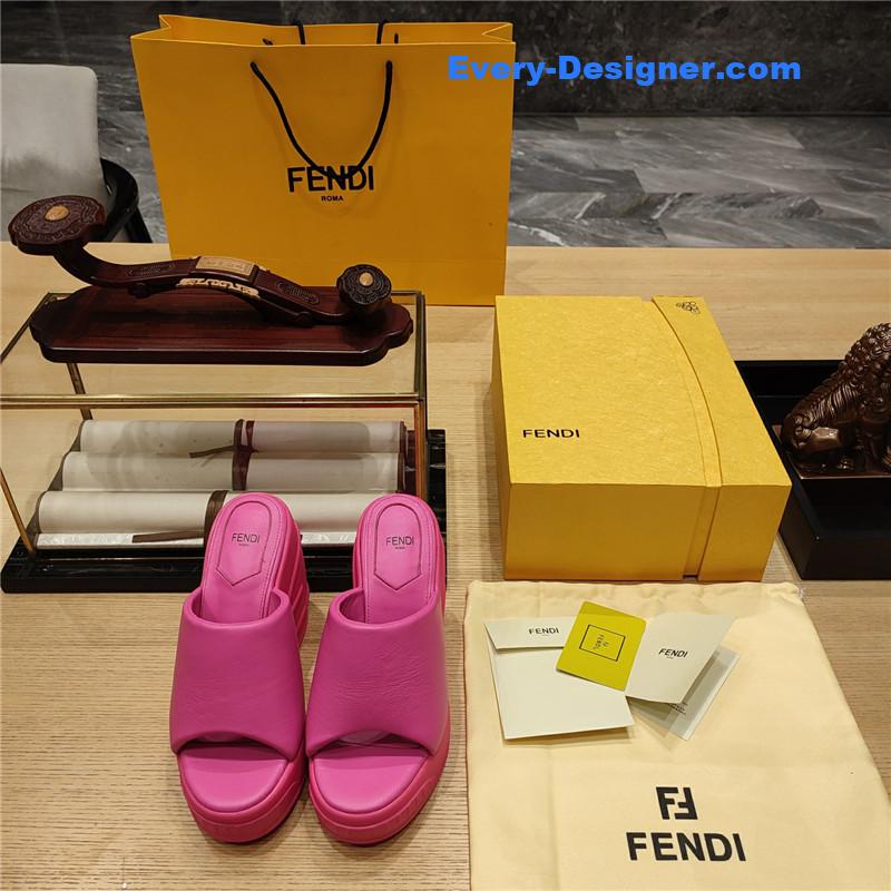 F**di wedge platform sandals