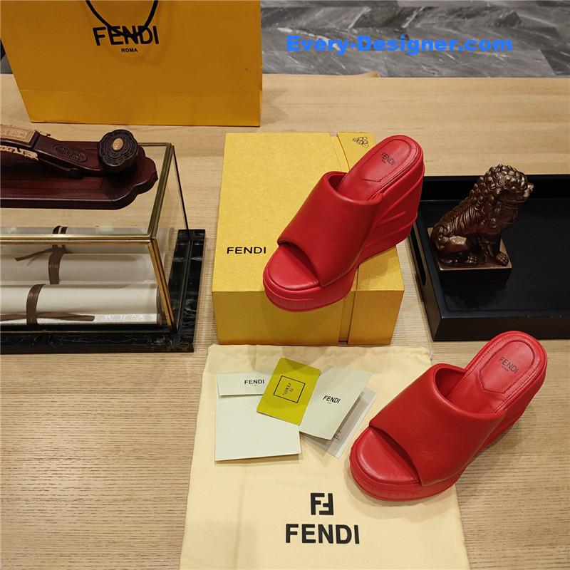 F**di wedge platform sandals