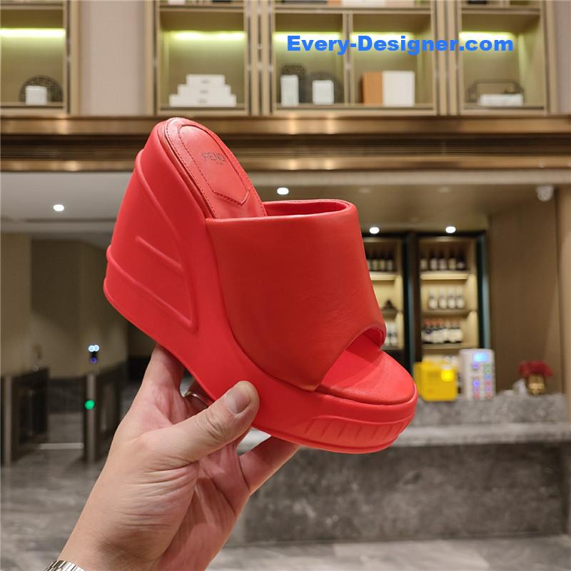 F**di wedge platform sandals