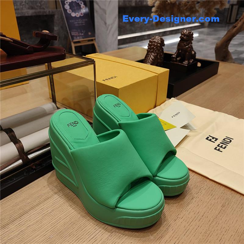 F**di wedge platform sandals