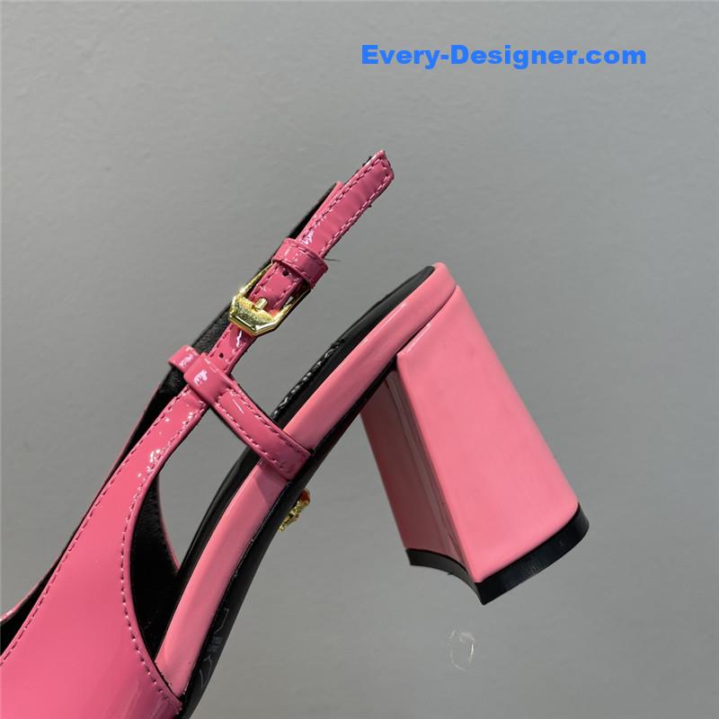 Versace Block Heel Sandals