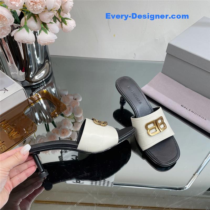 Ba1en*iaga double b buckle stiletto sandals