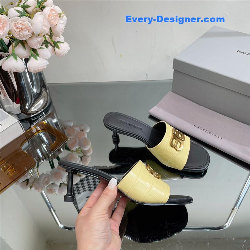 Ba1en*iaga double b buckle stiletto sandals