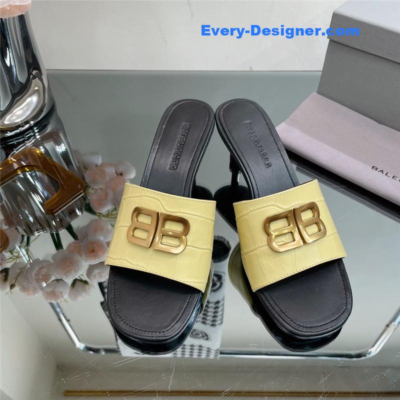 Ba1en*iaga double b buckle stiletto sandals