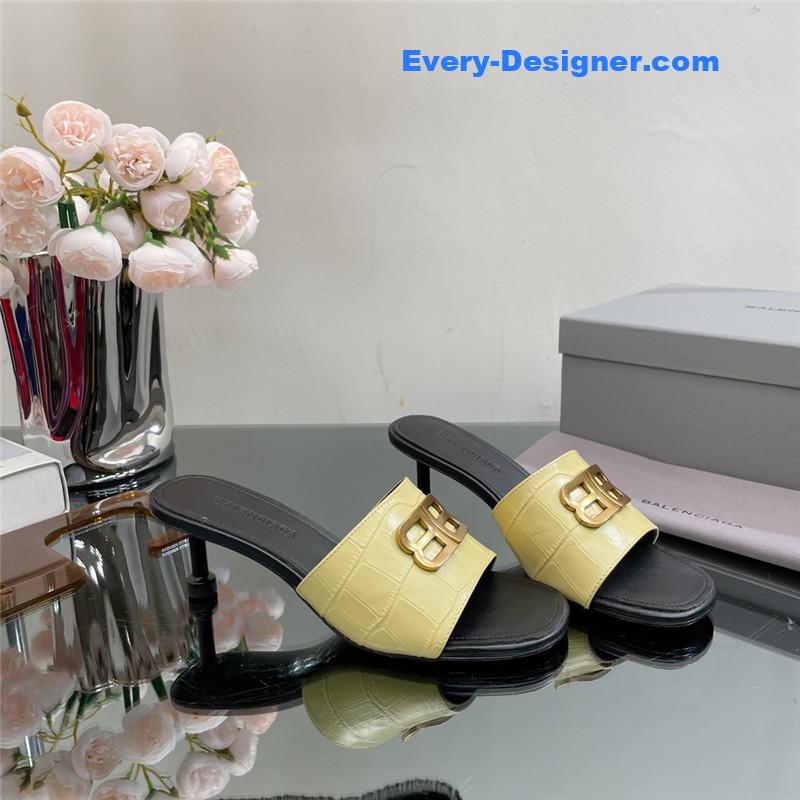 Ba1en*iaga double b buckle stiletto sandals