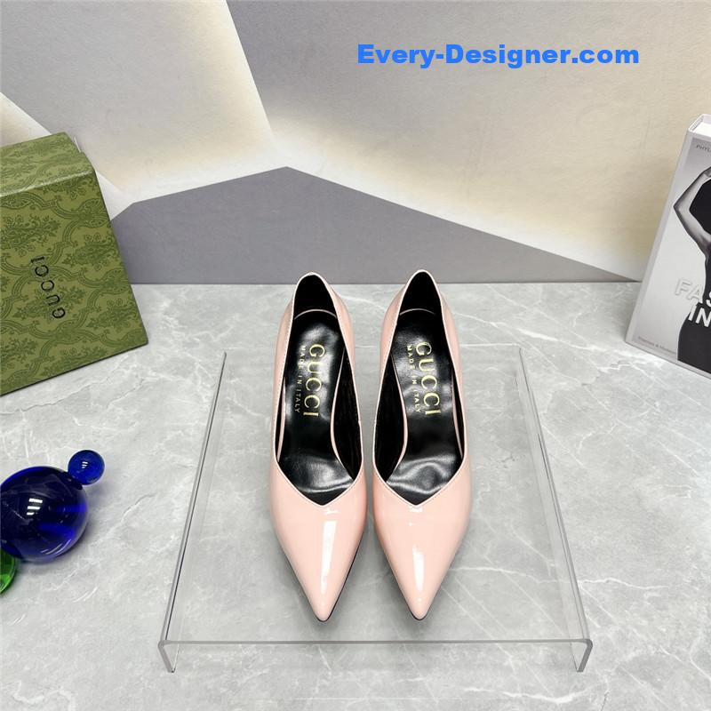 Gvc*1 pointed toe metal high-heeled shoes