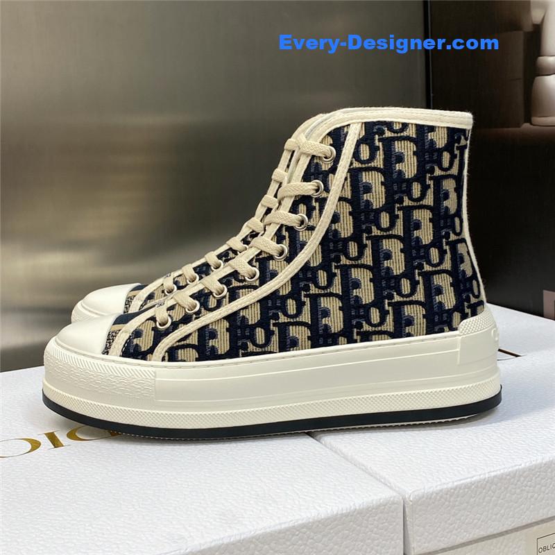 D10r couple models thick bottom strap high top casual shoes
