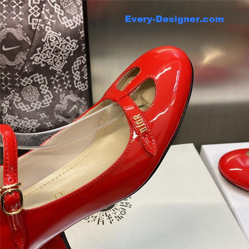 D10r retro roman style low heel doll women’s shoes