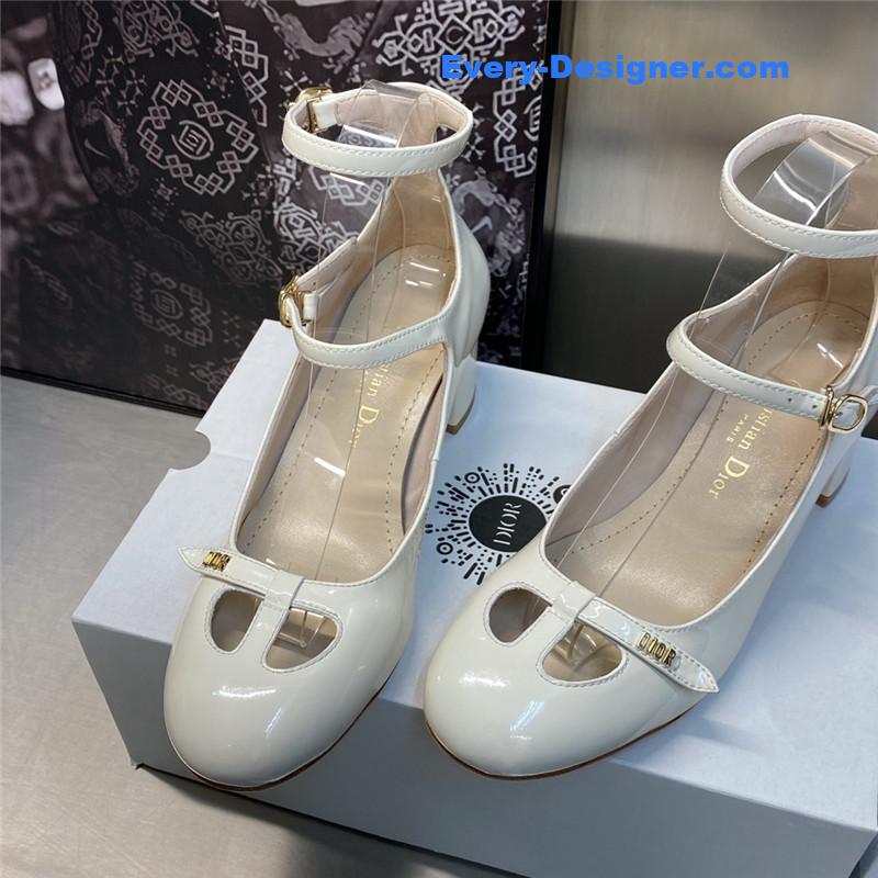 D10r retro roman style low heel doll women’s shoes