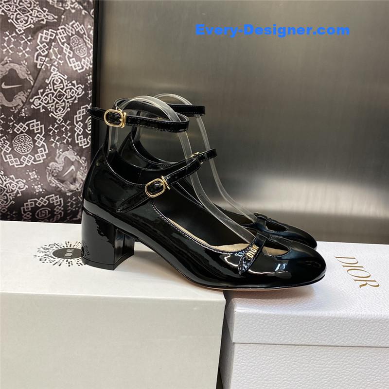 D10r retro roman style low heel doll women’s shoes