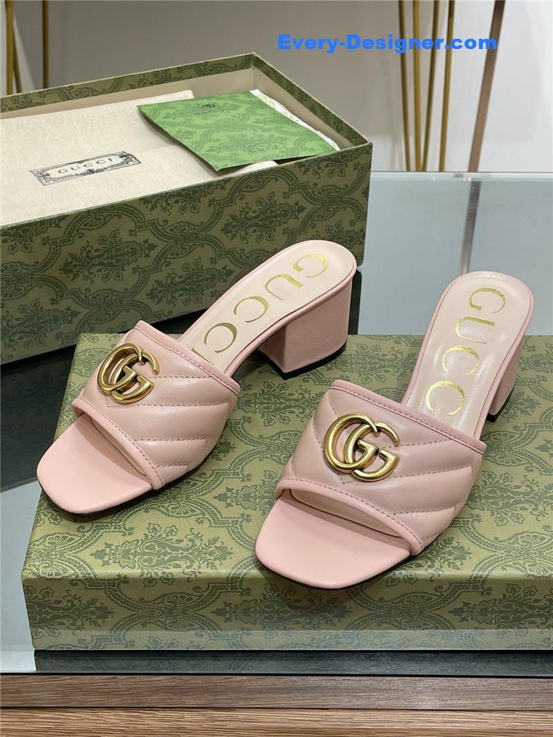 Gvc*1 gg buckle sandals slippers