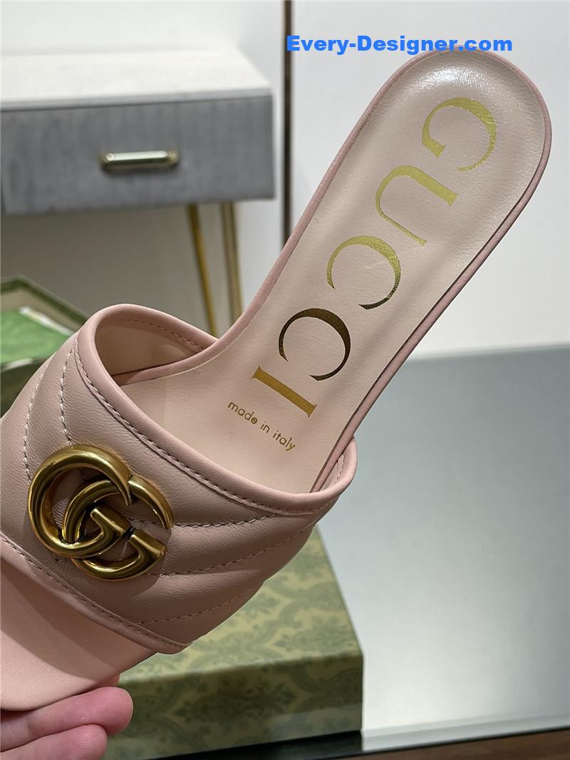 Gvc*1 gg buckle sandals slippers