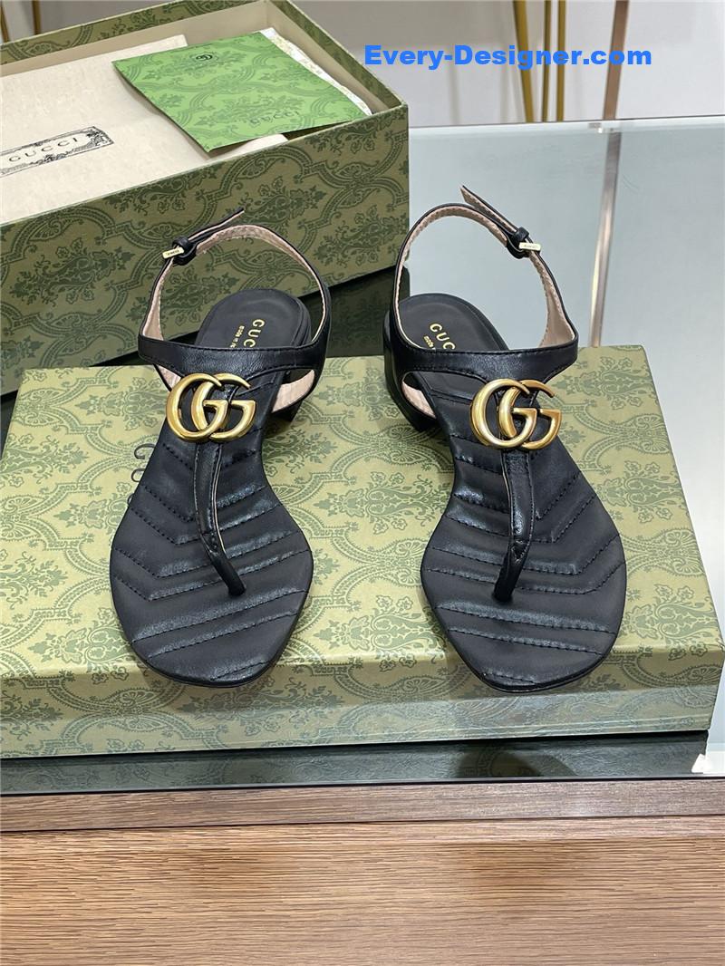 Gvc*1 classic gg buckle sandals