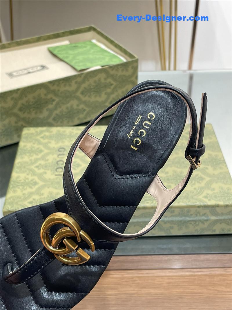 Gvc*1 classic gg buckle sandals