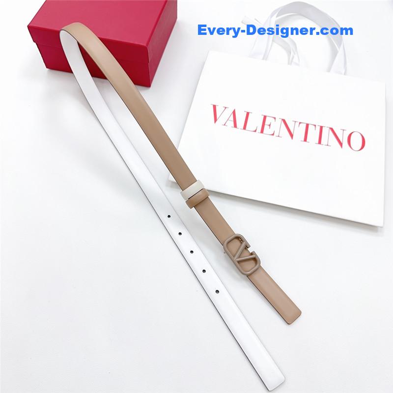 Va1e*ntin0 new double-sided top layer cowhide belt