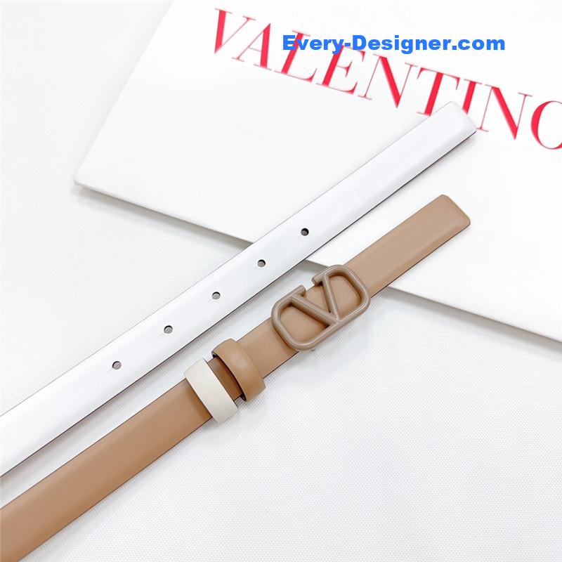 Va1e*ntin0 new double-sided top layer cowhide belt