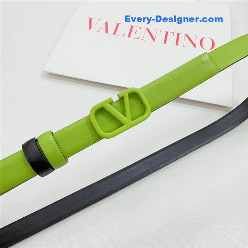 Va1e*ntin0 new double-sided top layer cowhide belt