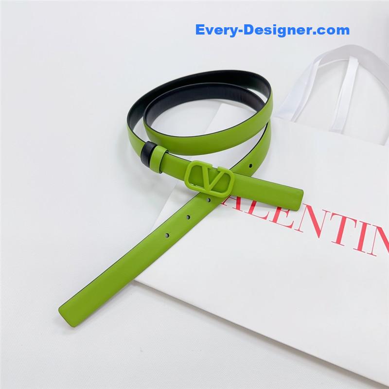 Va1e*ntin0 new double-sided top layer cowhide belt