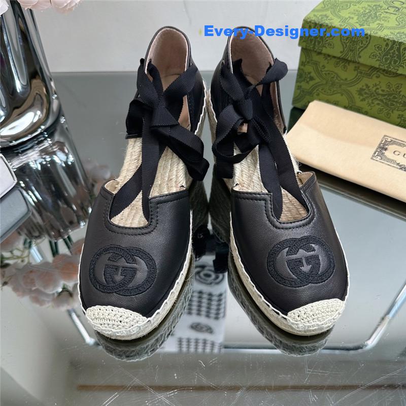 Gvc*1 wedge fisherman shoes