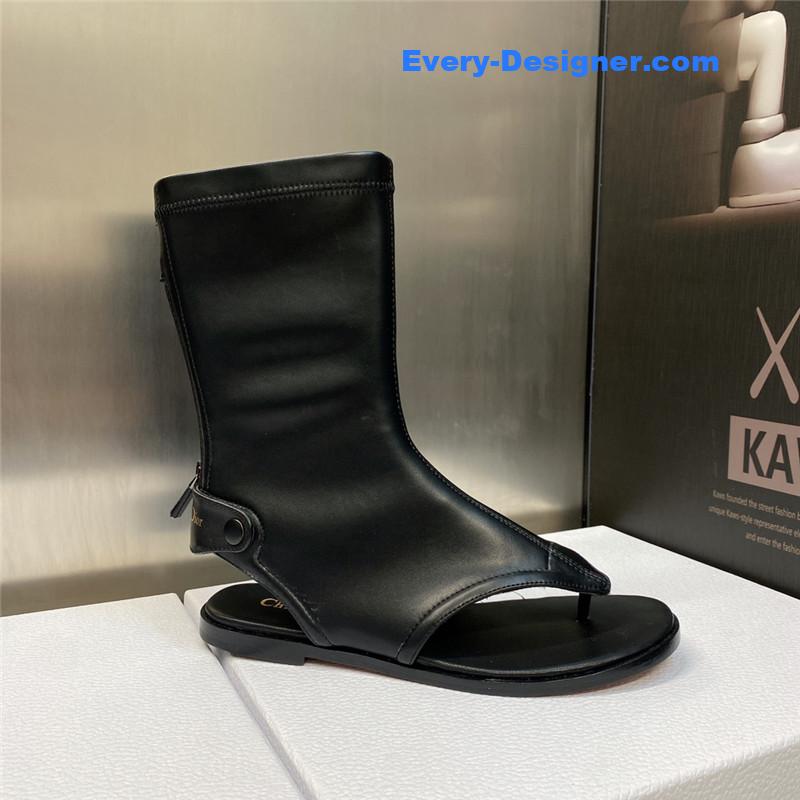 D10r new spirit clip toe casual flat elastic female sandals