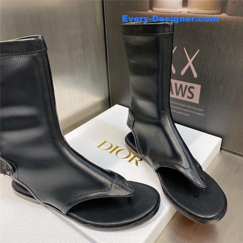 D10r new spirit clip toe casual flat elastic female sandals