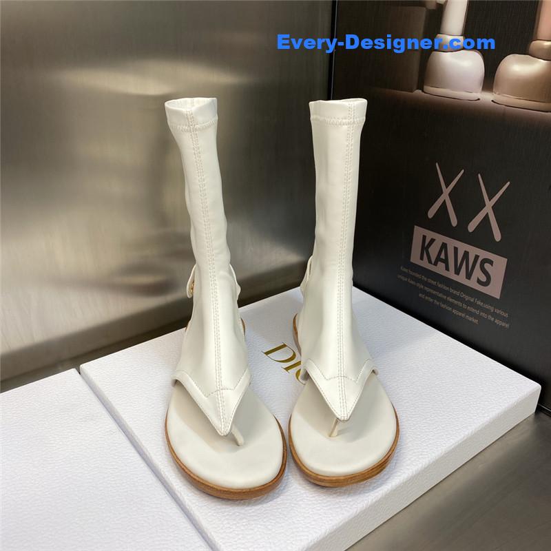 D10r new spirit clip toe casual flat elastic female sandals