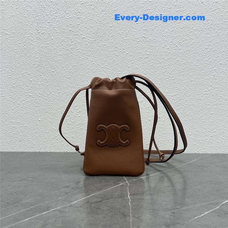 Ce1i*e drawstring phone bag