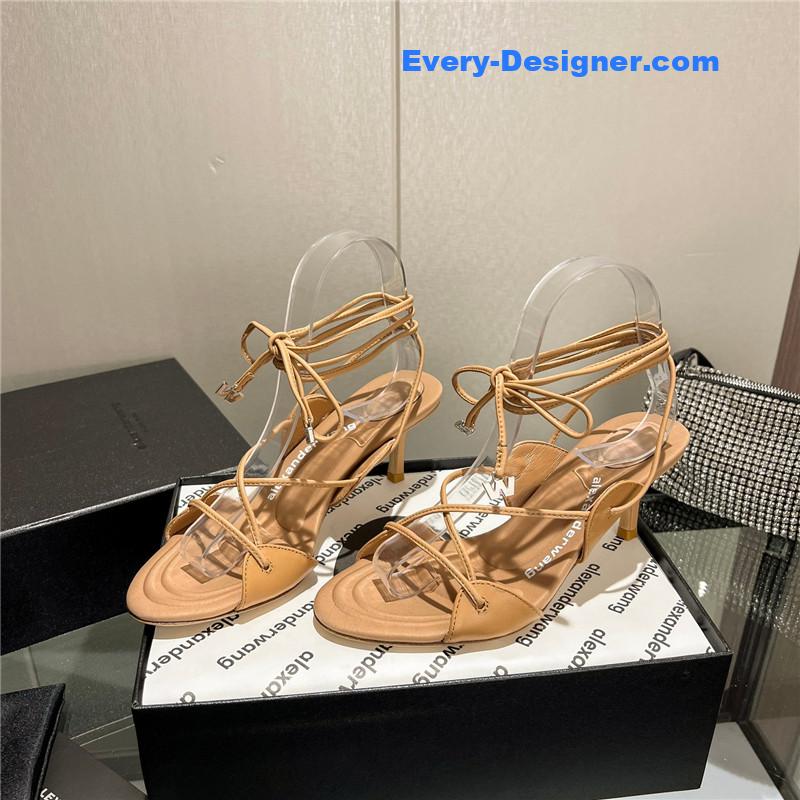 A1exa*der wang metal rhinestone buckle sandals