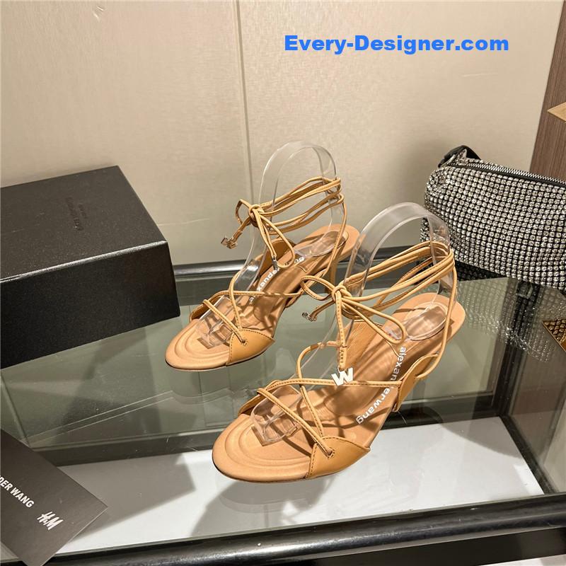 A1exa*der wang metal rhinestone buckle sandals