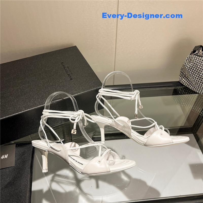 A1exa*der wang metal rhinestone buckle sandals