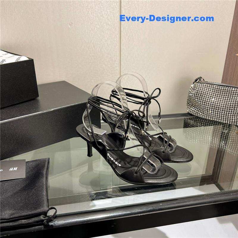 A1exa*der wang metal rhinestone buckle sandals