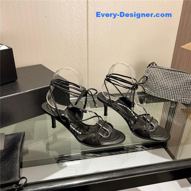A1exa*der wang metal rhinestone buckle sandals